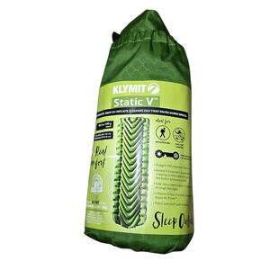 New Klymit Static V2 Sleeping Camping Pad Lightweight 1.3 R Value Green